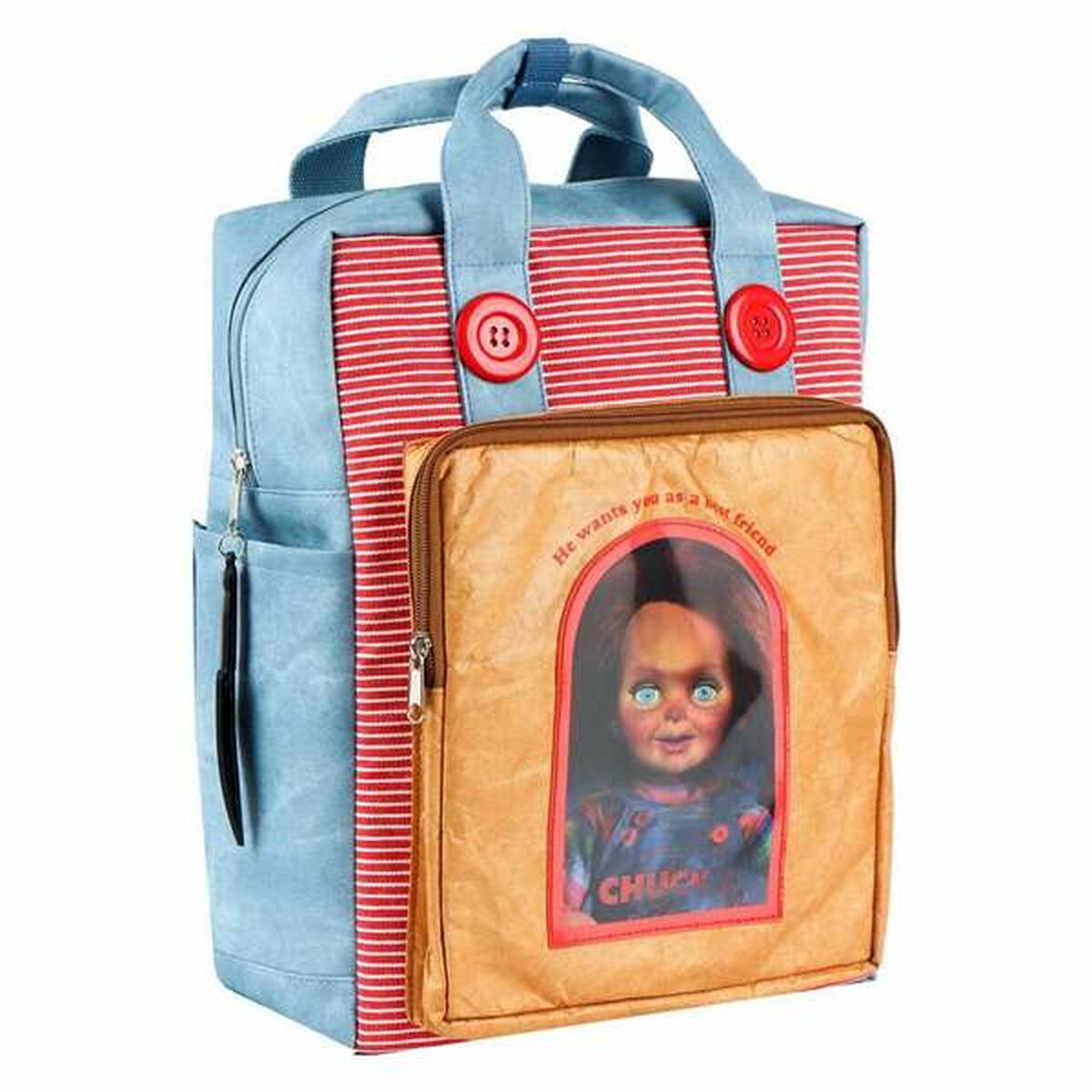 Σχολική Τσάντα Chucky Κόκκινο