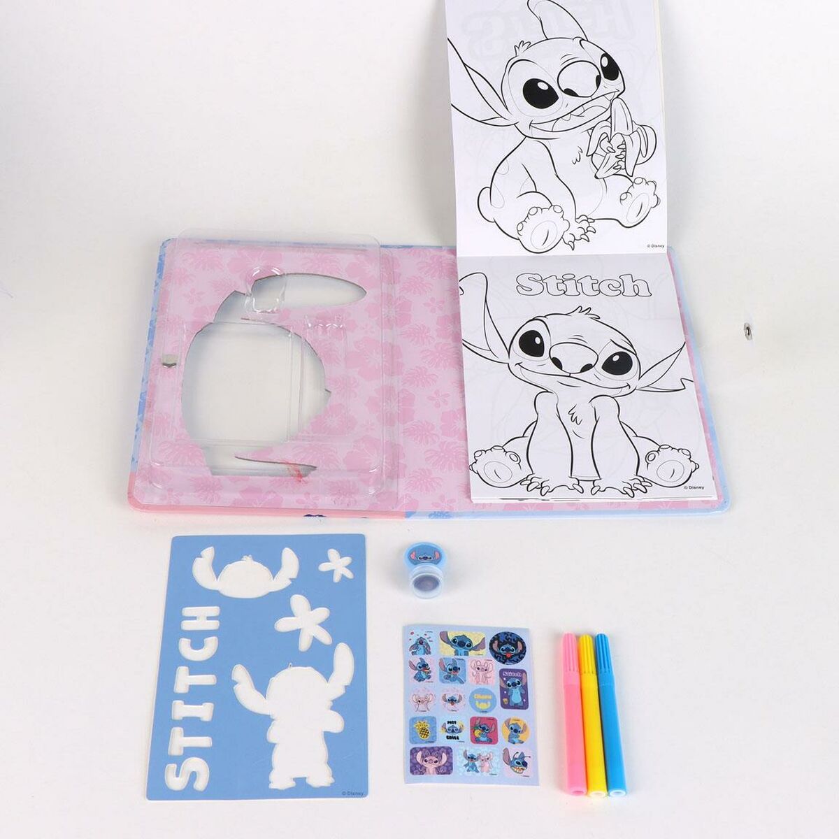 Σετ Χαρτικών Stitch Πολύχρωμο 8 Τεμάχια