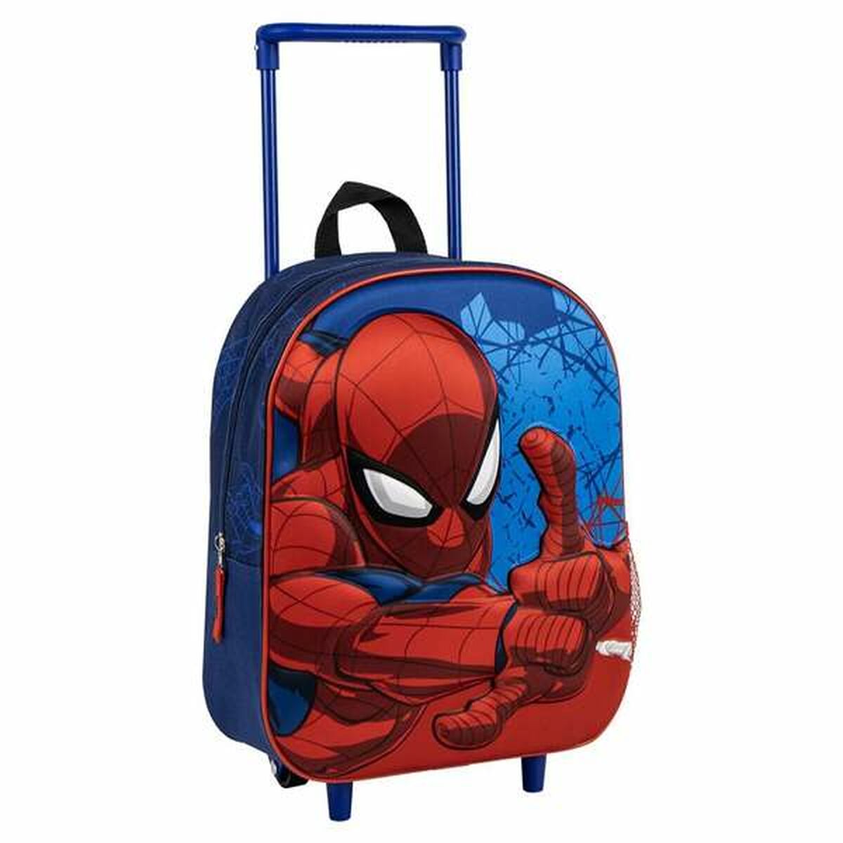 Σχολική Τσάντα 3D με Ρόδες Spider-Man Μπλε 25,0 x 31,0 x 10,0 cm