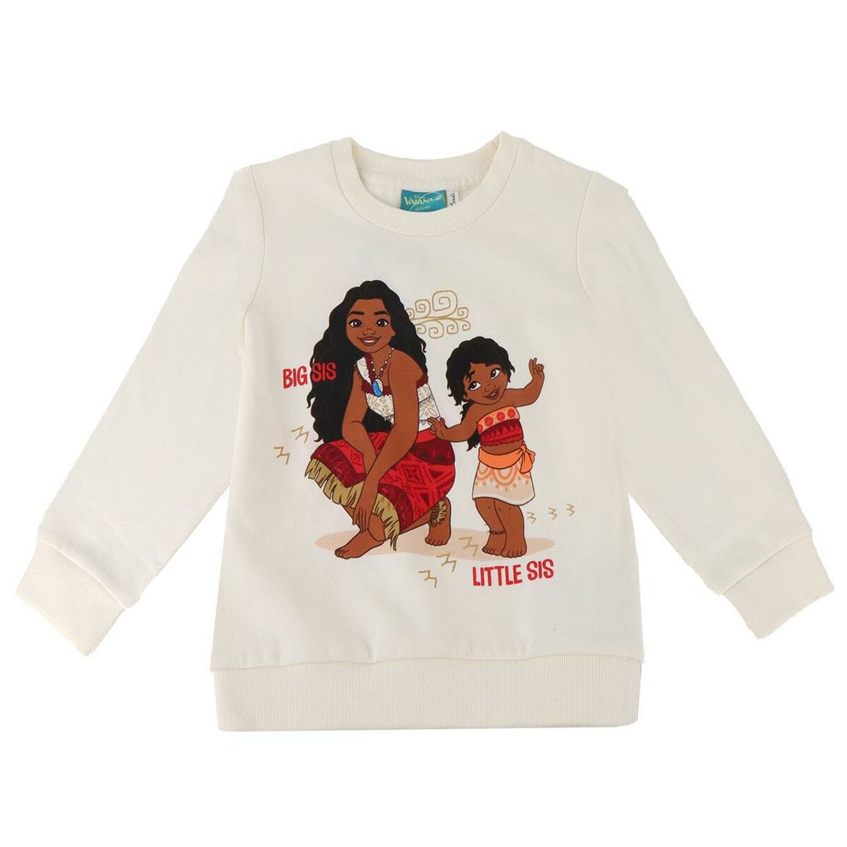 Φούτερ με Κουκούλα για Κοριτσάκι Stitch Moana Μπεζ