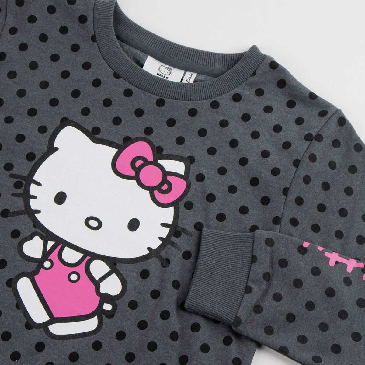 Παιδικό Μπλουζάκι Hello Kitty Σκούρο γκρίζο