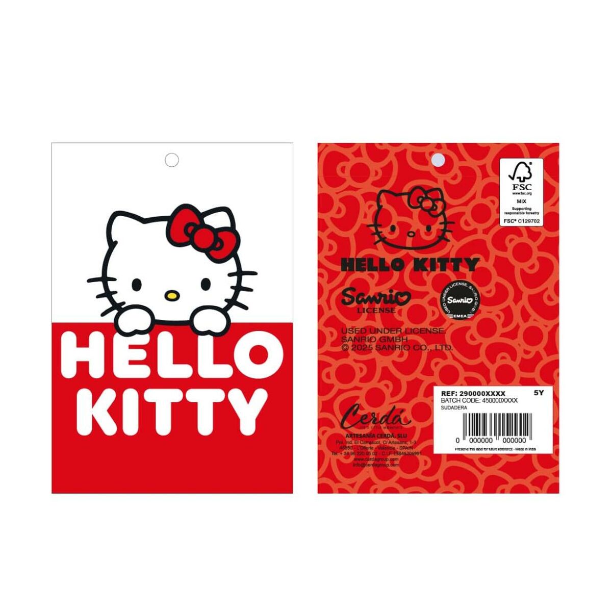 Παιδικό Μπλουζάκι Hello Kitty Σκούρο γκρίζο