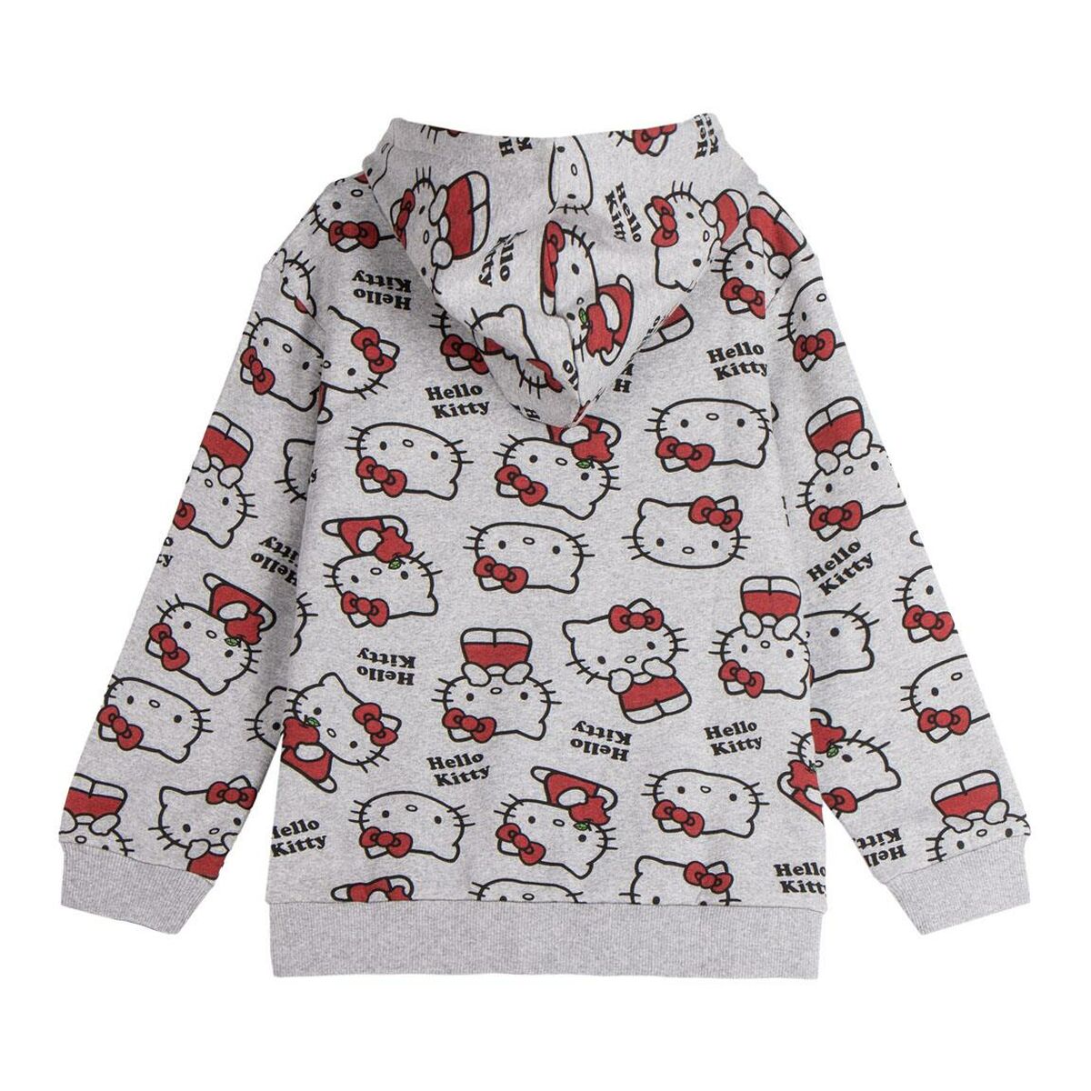 Φούτερ με Κουκούλα για Κοριτσάκι Hello Kitty Γκρι