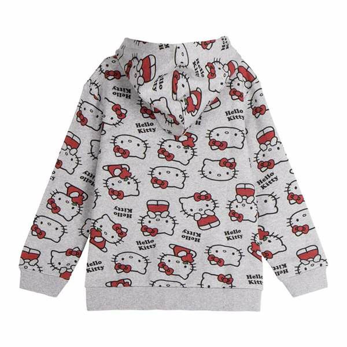 Φούτερ με Κουκούλα για Κοριτσάκι Hello Kitty Γκρι
