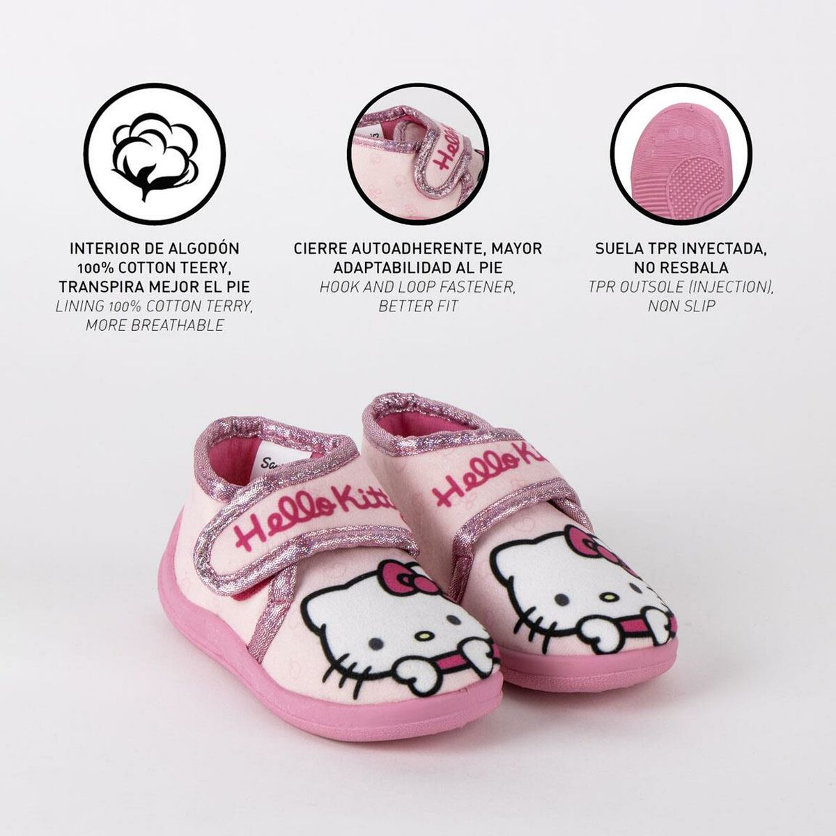 παντόφλες για το σπίτι Hello Kitty Ροζ
