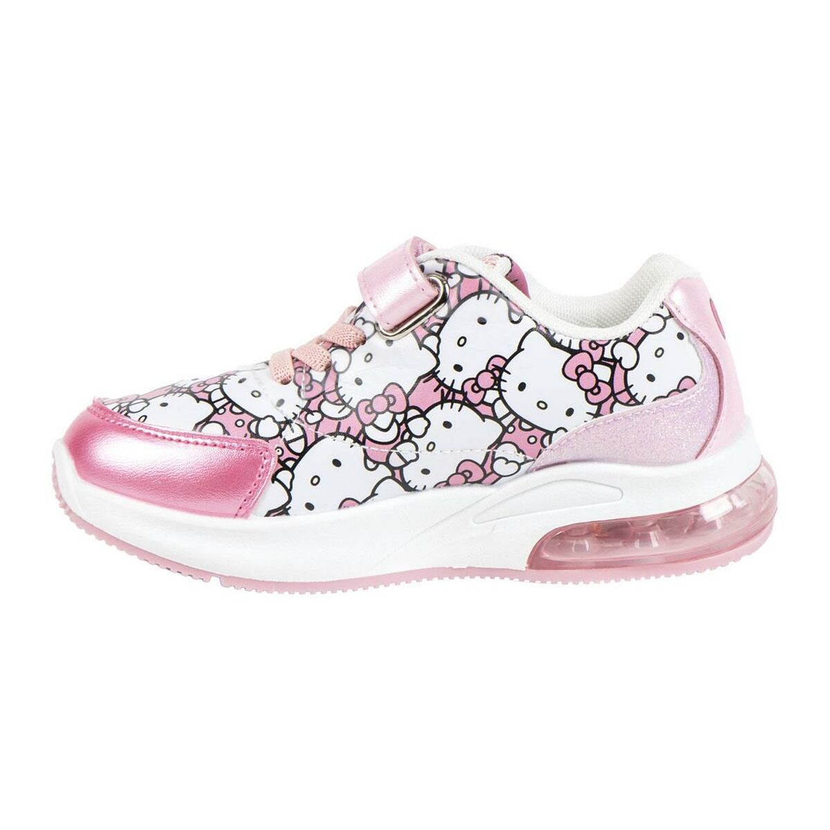 Αθλητικα παπουτσια με LED Hello Kitty Ροζ