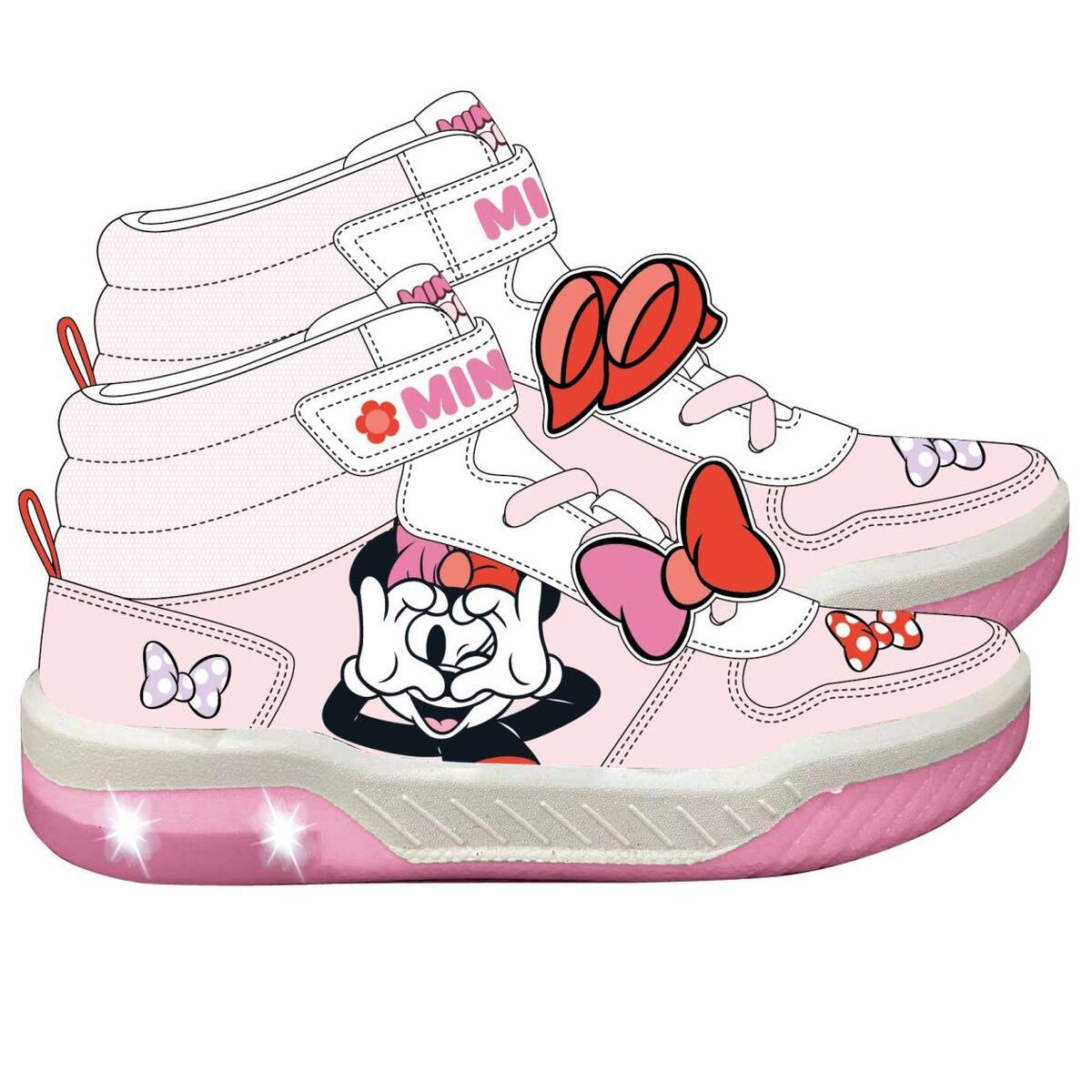 Παιδικά Aθλητικά Παπούτσια Minnie Mouse Ροζ