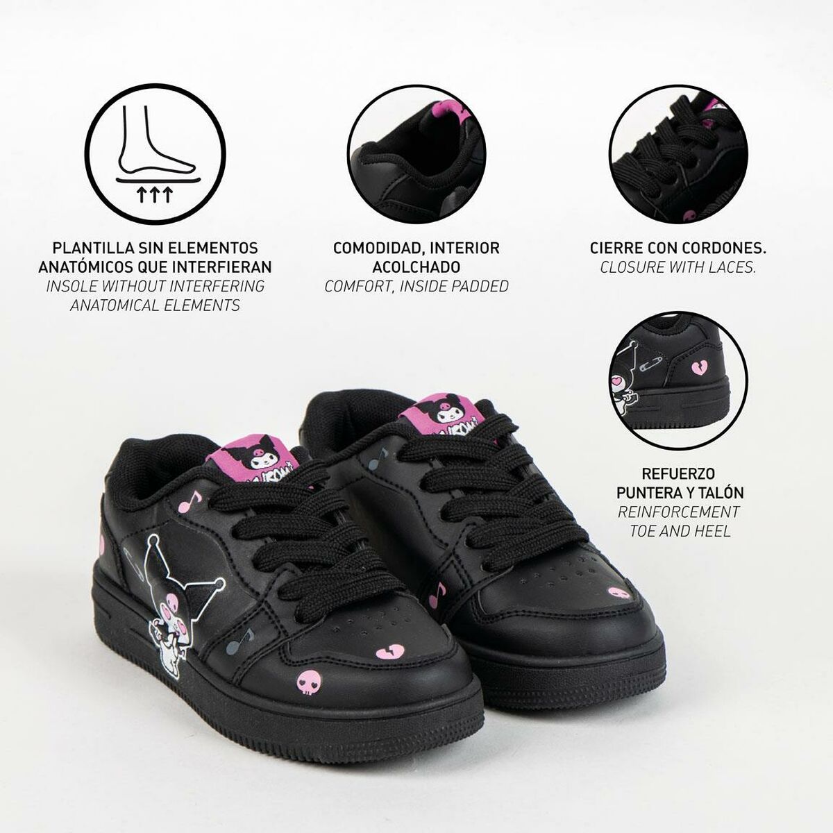Παιδικά Aθλητικά Παπούτσια Hello Kitty Μαύρο