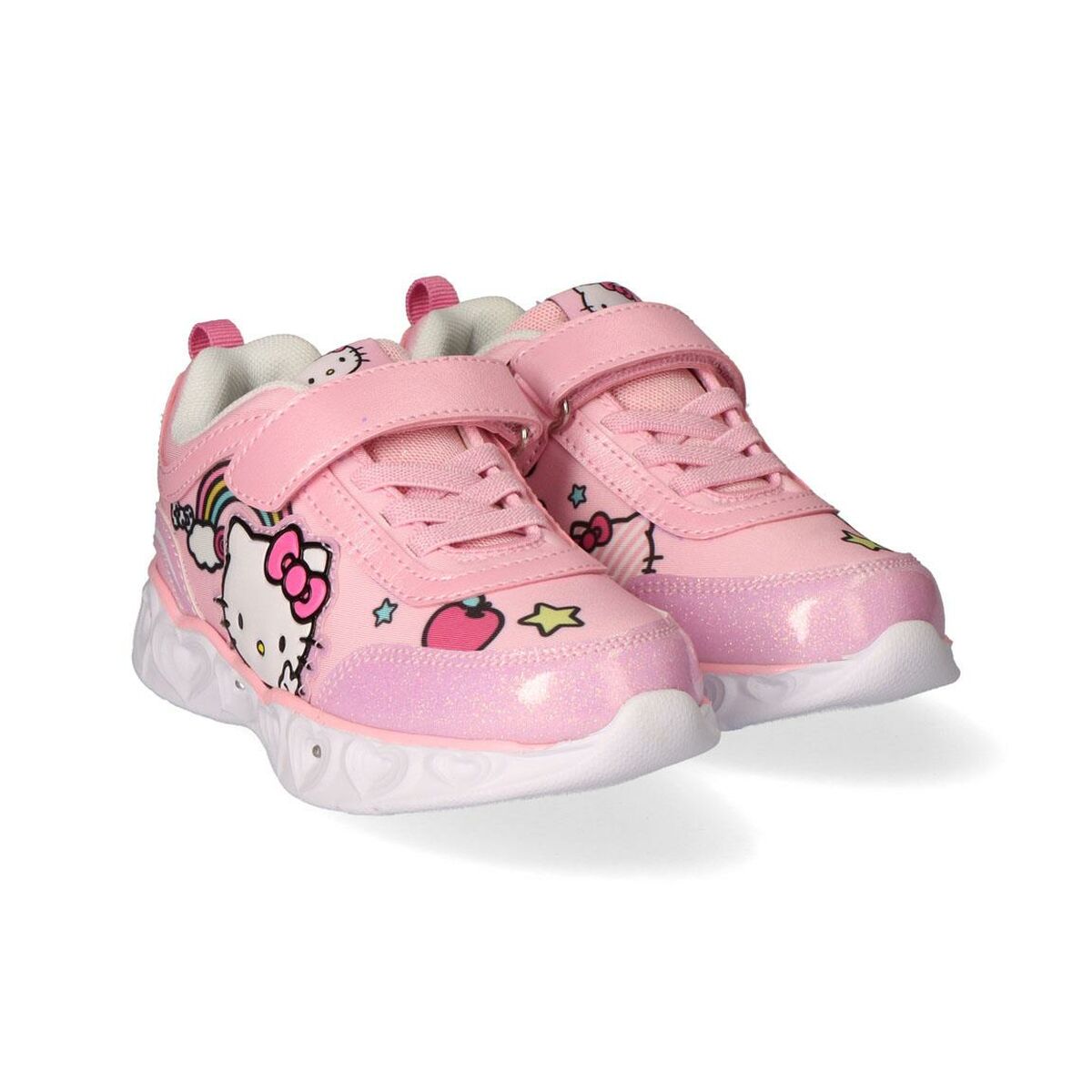 Αθλητικα παπουτσια με LED Hello Kitty Ροζ