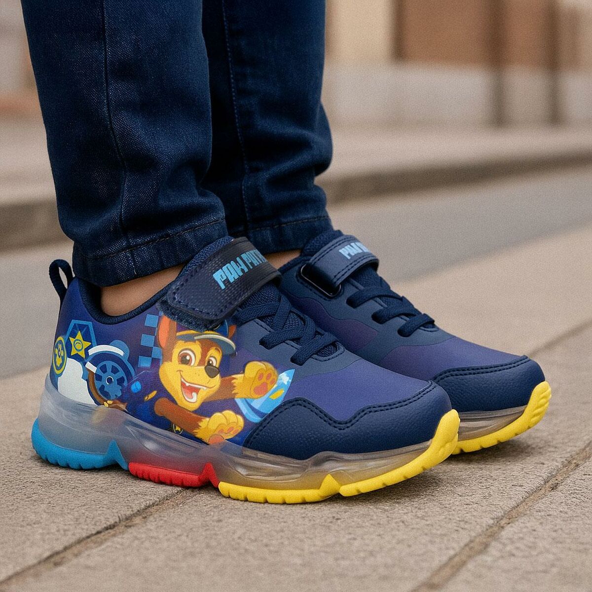 Αθλητικα παπουτσια με LED The Paw Patrol Σκούρο μπλε