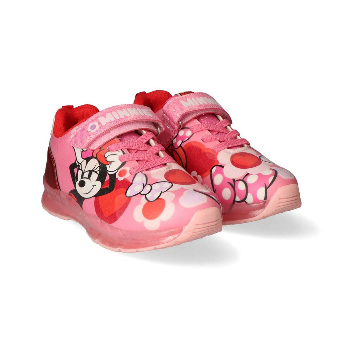 Αθλητικα παπουτσια με LED Minnie Mouse Φούξια