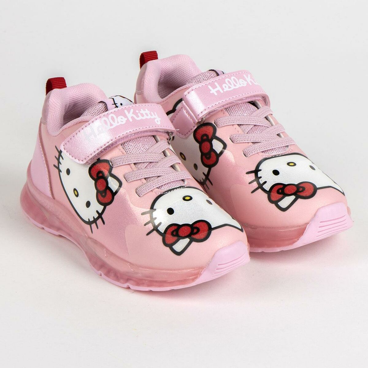 Αθλητικα παπουτσια με LED Hello Kitty Ροζ