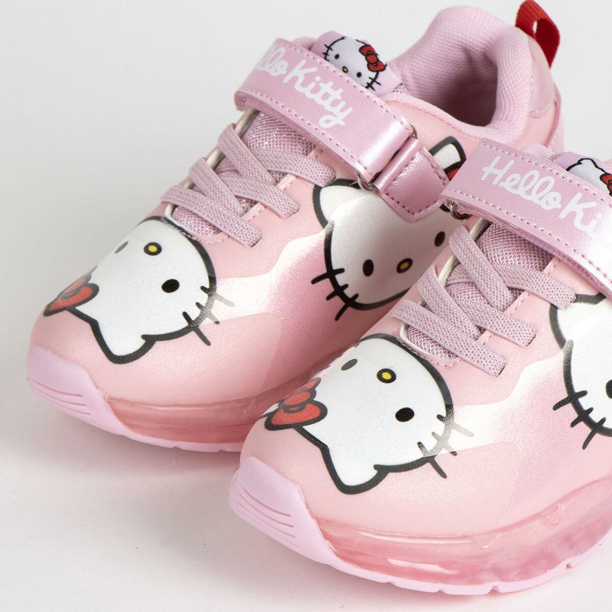 Αθλητικα παπουτσια με LED Hello Kitty Ροζ