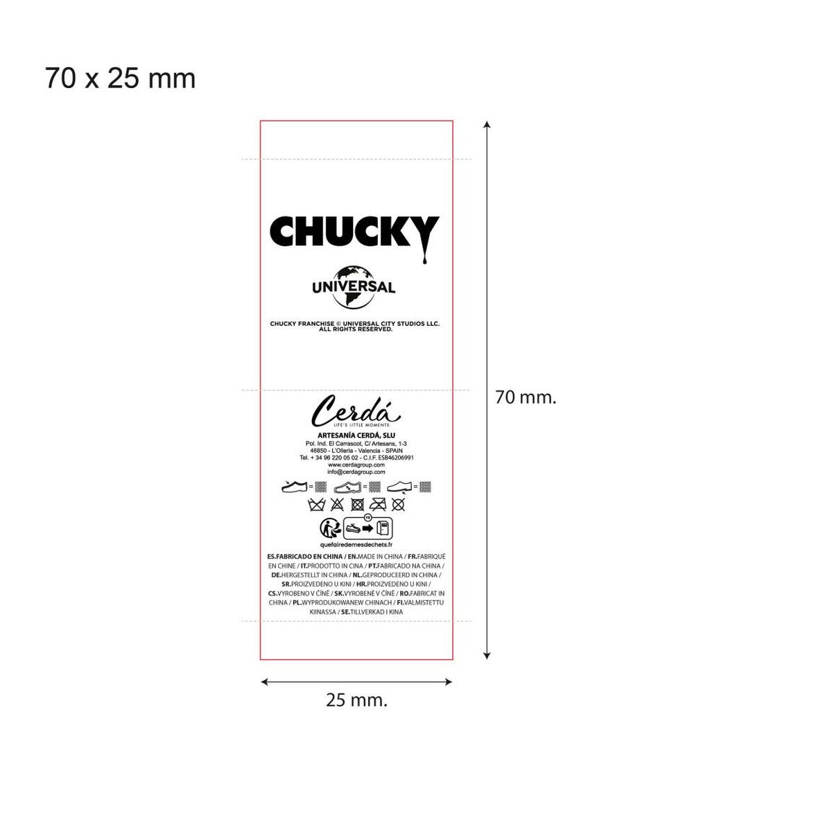 παντόφλες για το σπίτι Chucky Μπλε