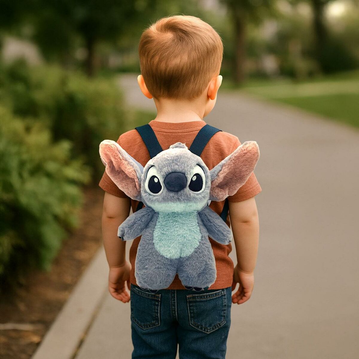 Παιδική Τσάντα 3D Stitch Μπλε