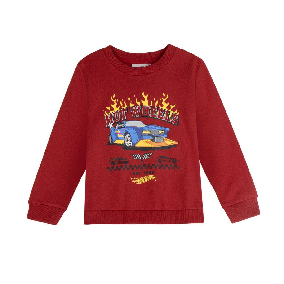 Παιδικό Μπλουζάκι Hot Wheels Σκούρο Κόκκινο