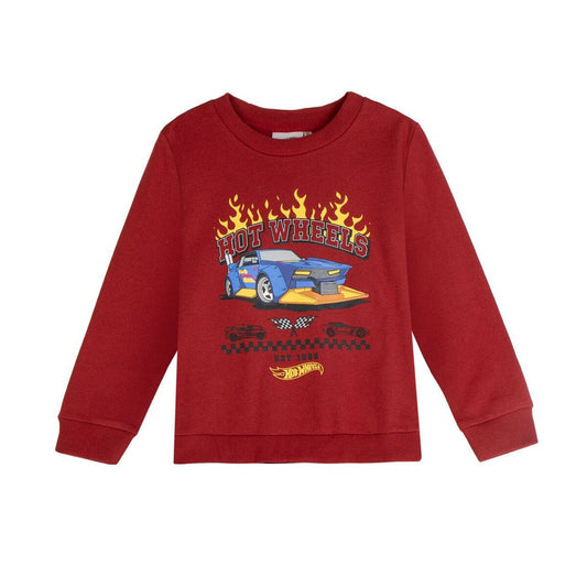 Παιδικό Μπλουζάκι Hot Wheels Σκούρο Κόκκινο