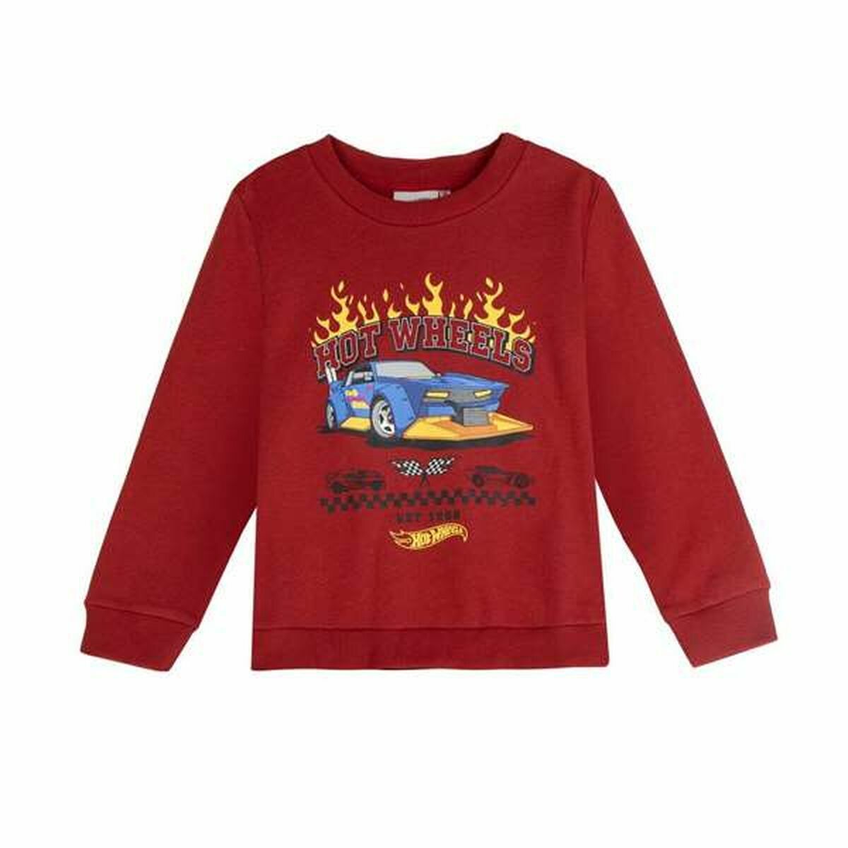 Παιδικό Μπλουζάκι Hot Wheels Σκούρο Κόκκινο