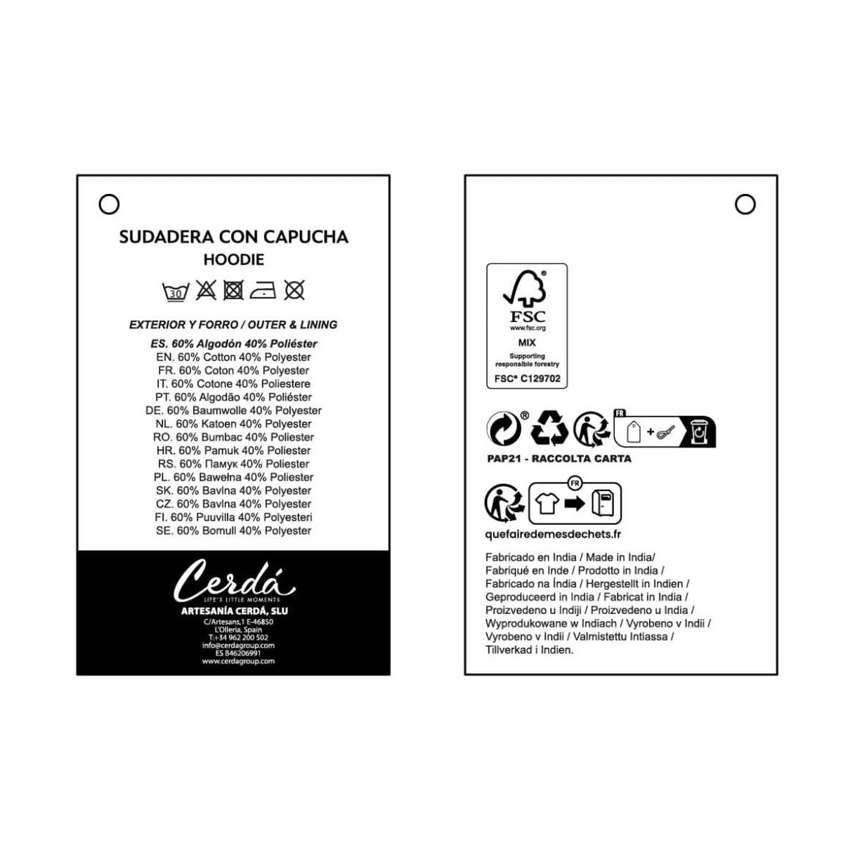 Παιδικό Φούτερ με Κουκούλα Stitch Μπλε