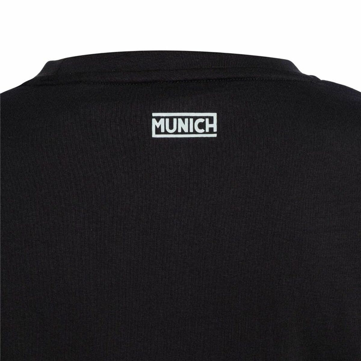 Kοντομάνικο Aθλητικό Mπλουζάκι Munich Μαύρο