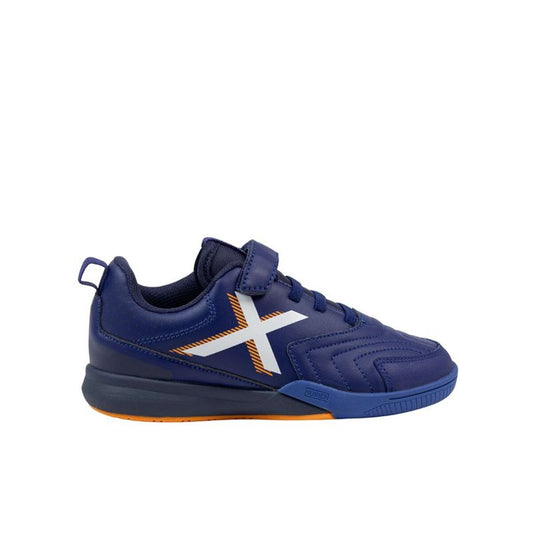 Παπούτσια Ποδοσφαίρου Σάλας για Παιδιά Munich Rondito Kid Elastic Laces Μπλε