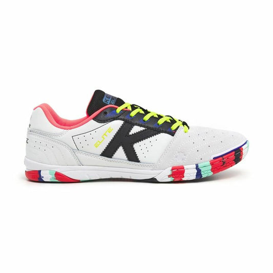 Παπούτσια Ποδοσφαίρου Σάλας για Ενήλικες Kelme Elite Λευκό Μαύρο