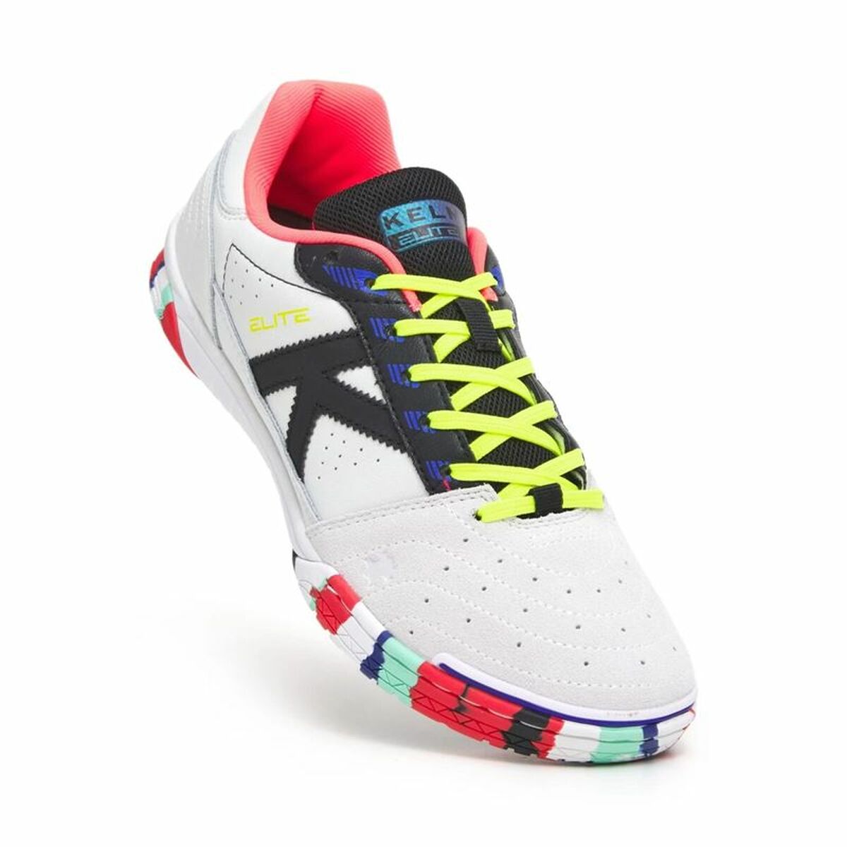 Παπούτσια Ποδοσφαίρου Σάλας για Ενήλικες Kelme Elite Λευκό Μαύρο