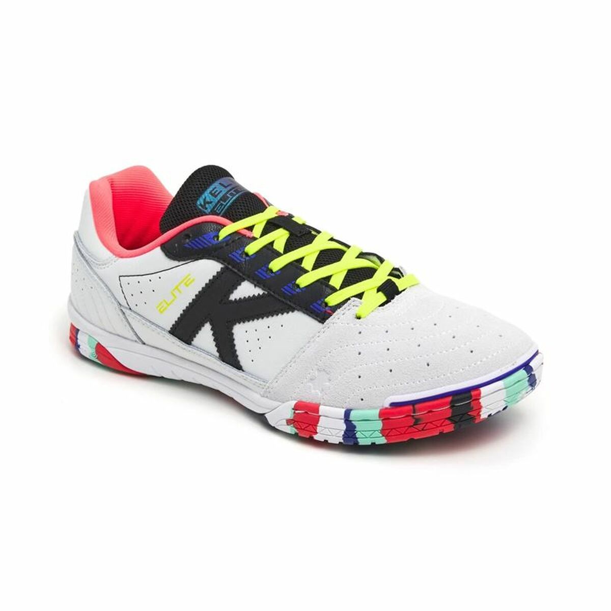 Παπούτσια Ποδοσφαίρου Σάλας για Ενήλικες Kelme Elite Λευκό Μαύρο