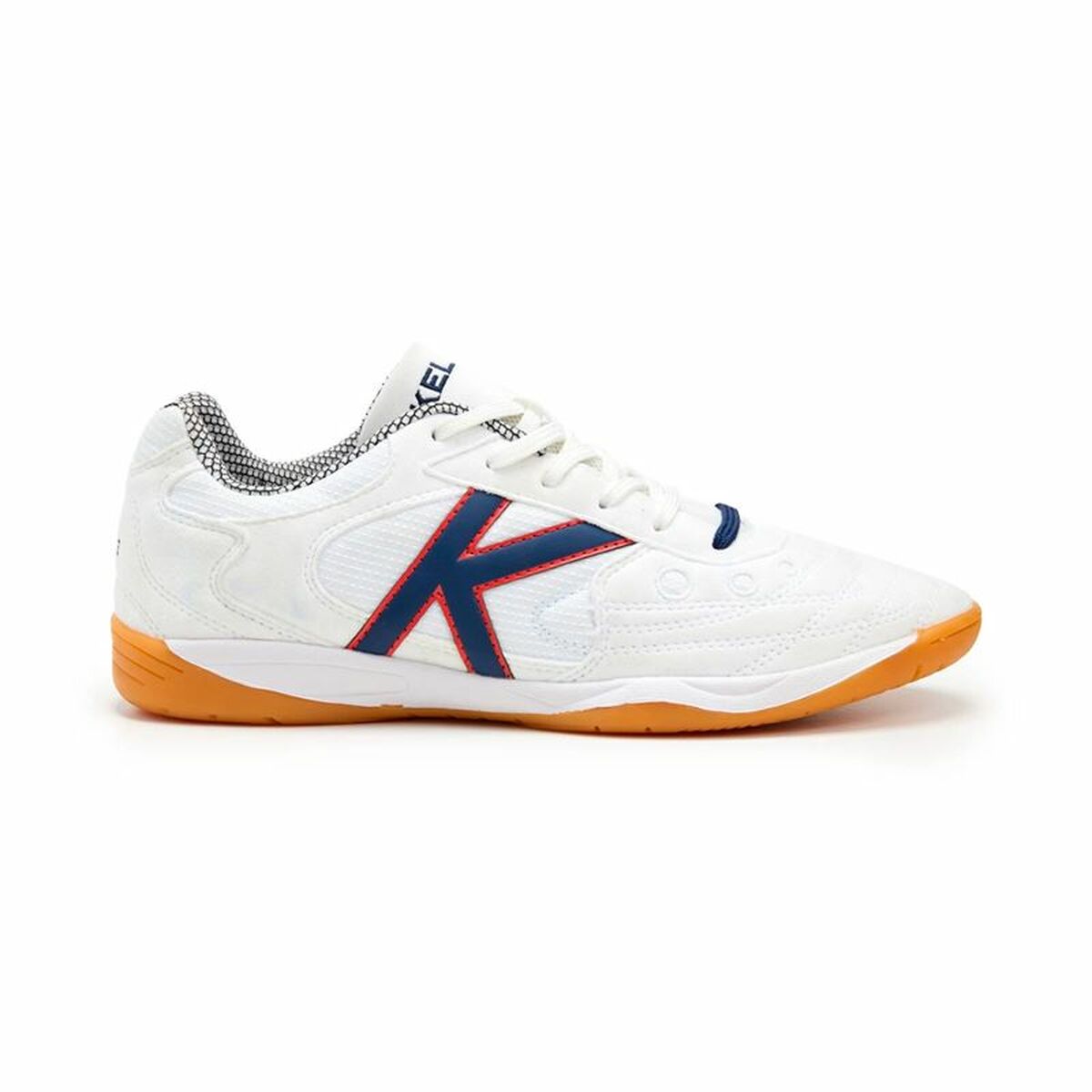 Παπούτσια Ποδοσφαίρου Σάλας για Ενήλικες Kelme Indoor Copa Elastic Λευκό