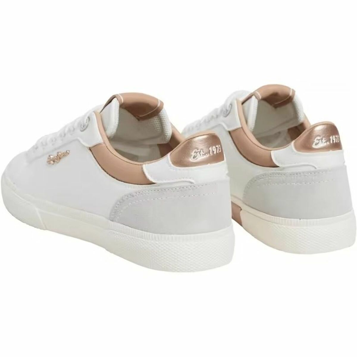 Γυναικεία Αθλητικά Παπούτσια Pepe Jeans Kenton Court Golden Λευκό
