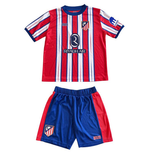 Σετ Εξαρτήσεων Ποδοσφαίρου για Παιδιά Atlético Madrid Home 24/25 Κόκκινο