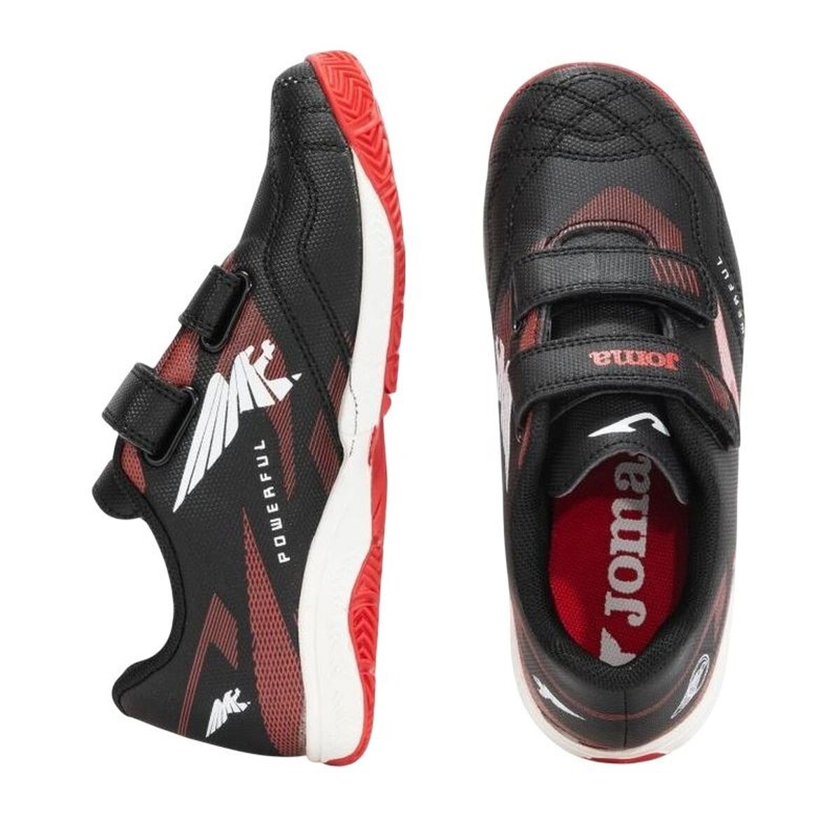 Παπούτσια Ποδοσφαίρου Σάλας για Παιδιά Joma Sport Powerful 2501 Μαύρο