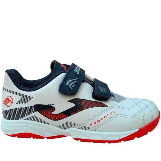 Παπούτσια Ποδοσφαίρου Σάλας για Παιδιά Joma Sport Powerful 2505 Λευκό