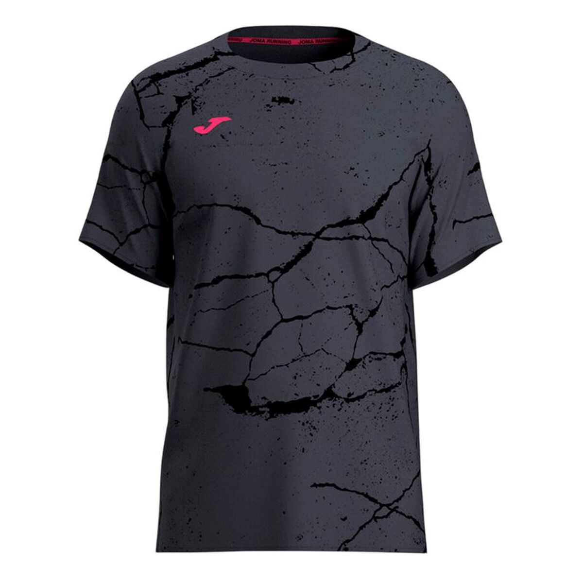 Ανδρική Μπλούζα με Κοντό Μανίκι Joma Sport R-Night Pro Μαύρο