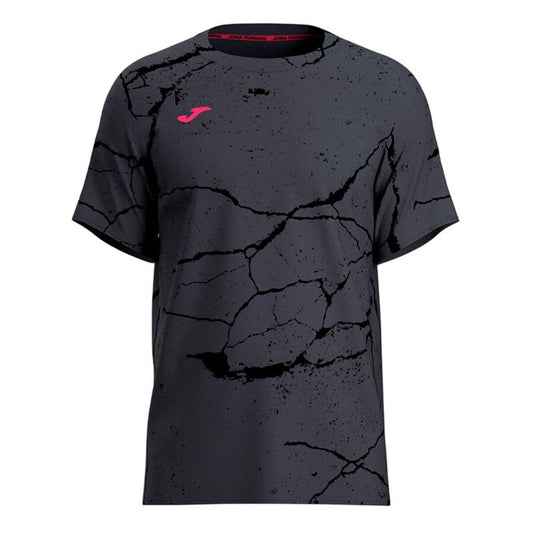 Ανδρική Μπλούζα με Κοντό Μανίκι Joma Sport R-Night Pro Μαύρο