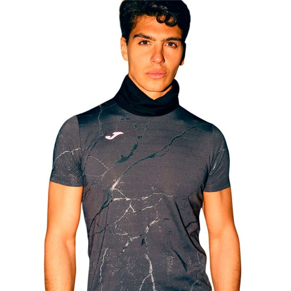 Ανδρική Μπλούζα με Κοντό Μανίκι Joma Sport R-Night Pro Μαύρο