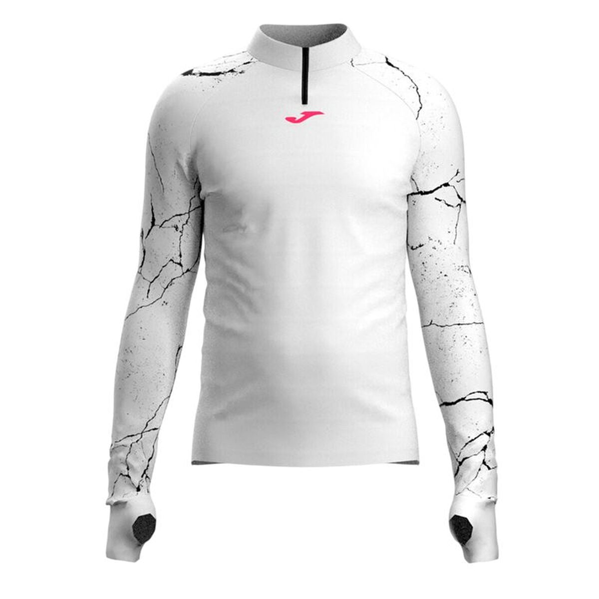 Ανδρική Μπλούζα με Μακρύ Μανίκι Joma Sport Deva R-Night Λευκό Μαύρο