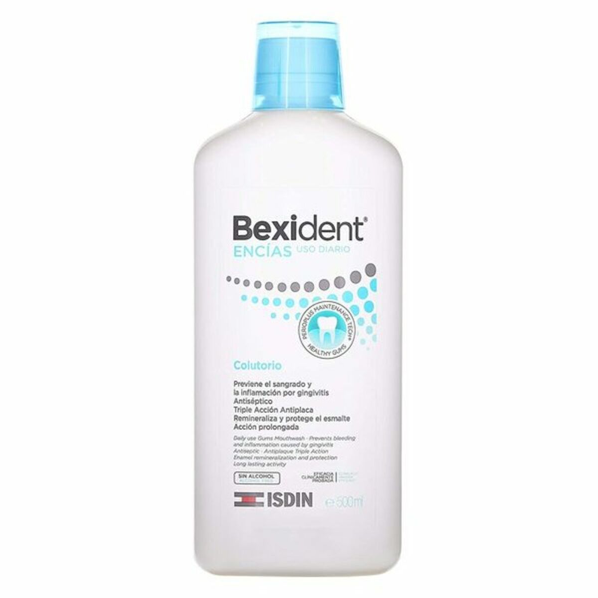 Στοματικό Διάλυμα Isdin 690011364 500 ml Αντισηπτικό Κατά της Οδοντικής Πλάκας