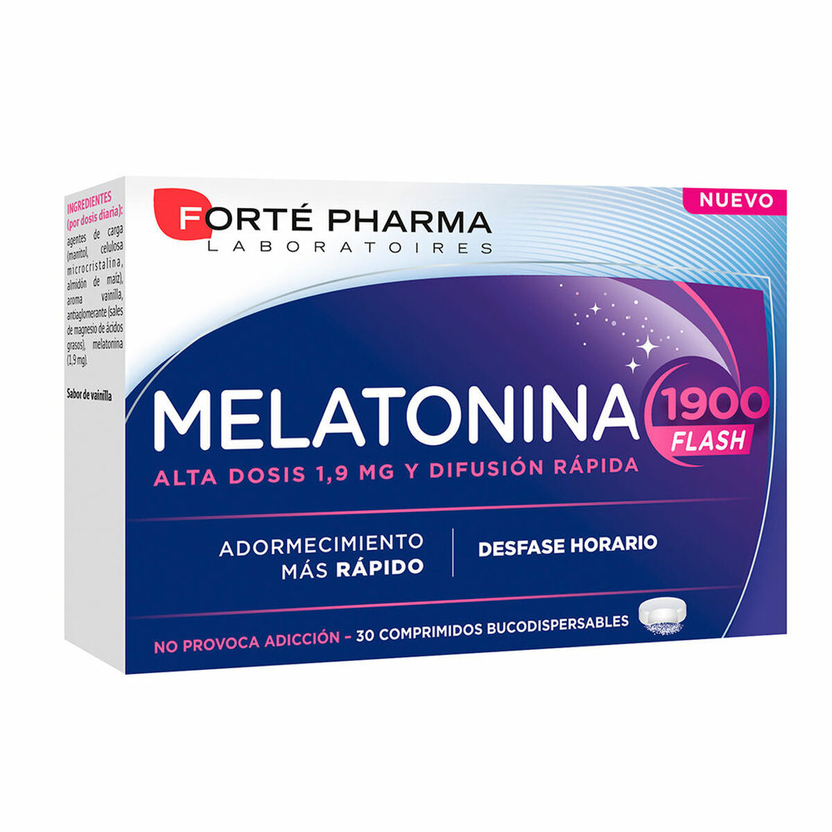 Συμπλήρωμα αϋπνίας Forté Pharma Melatonina Μελατονίνη 30 Μονάδες