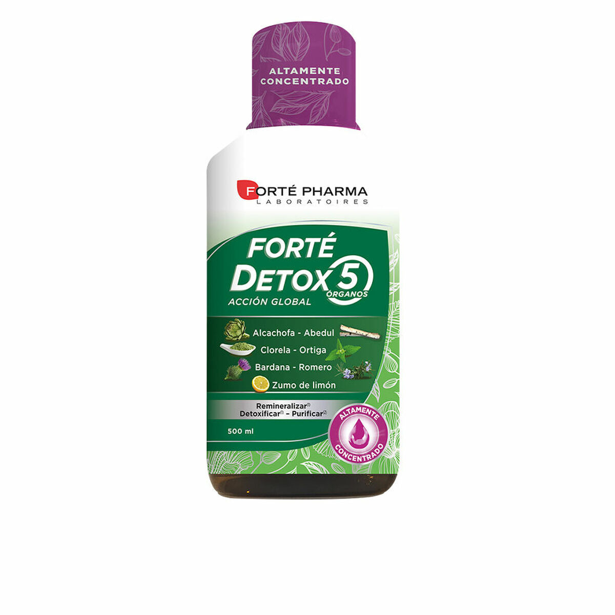 Πεπτικό συμπλήρωμα Forté Pharma Forté Detox Λεμονί 500 ml