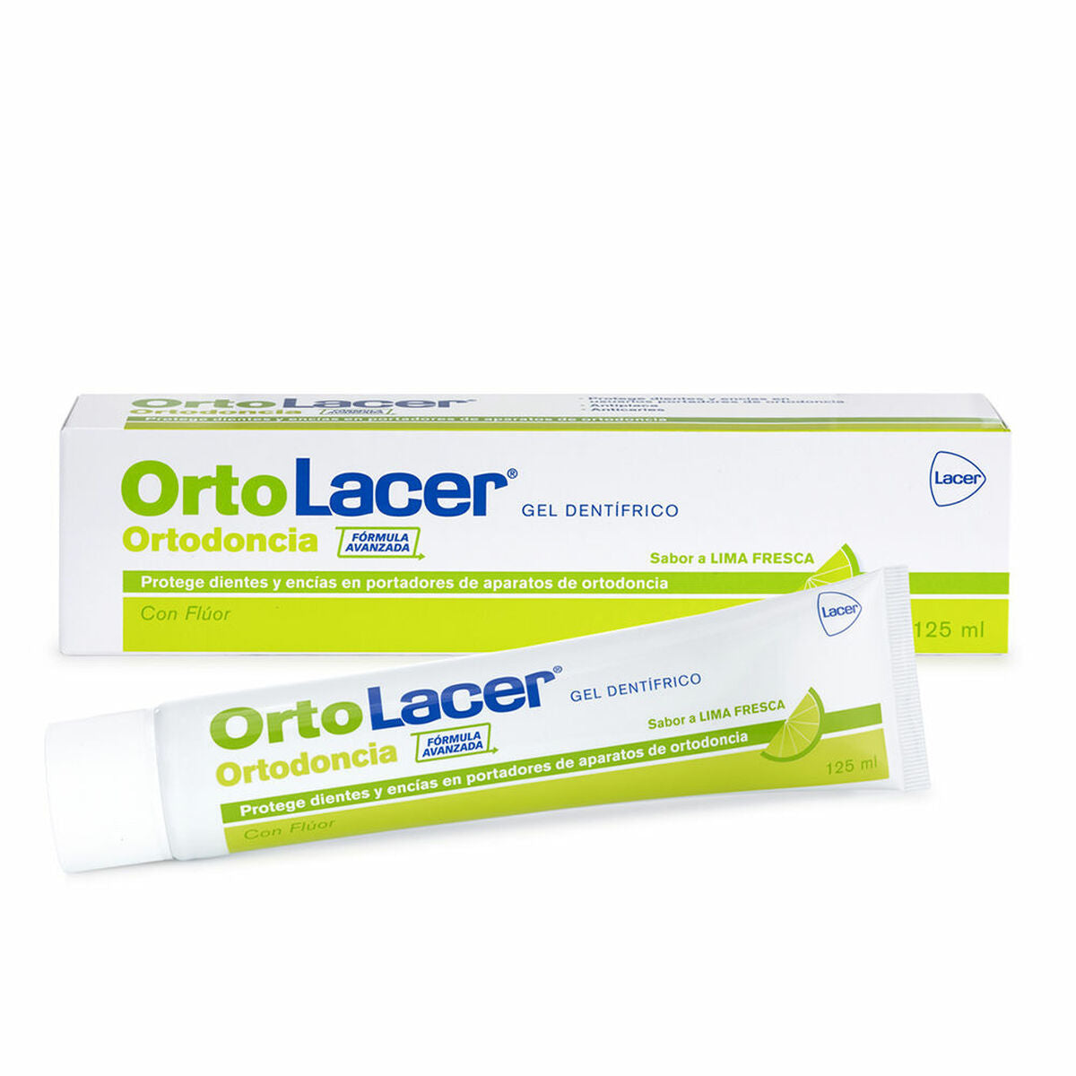 Οδοντόκρεμα Lacer Ortolacer 125 ml γκράφιτι