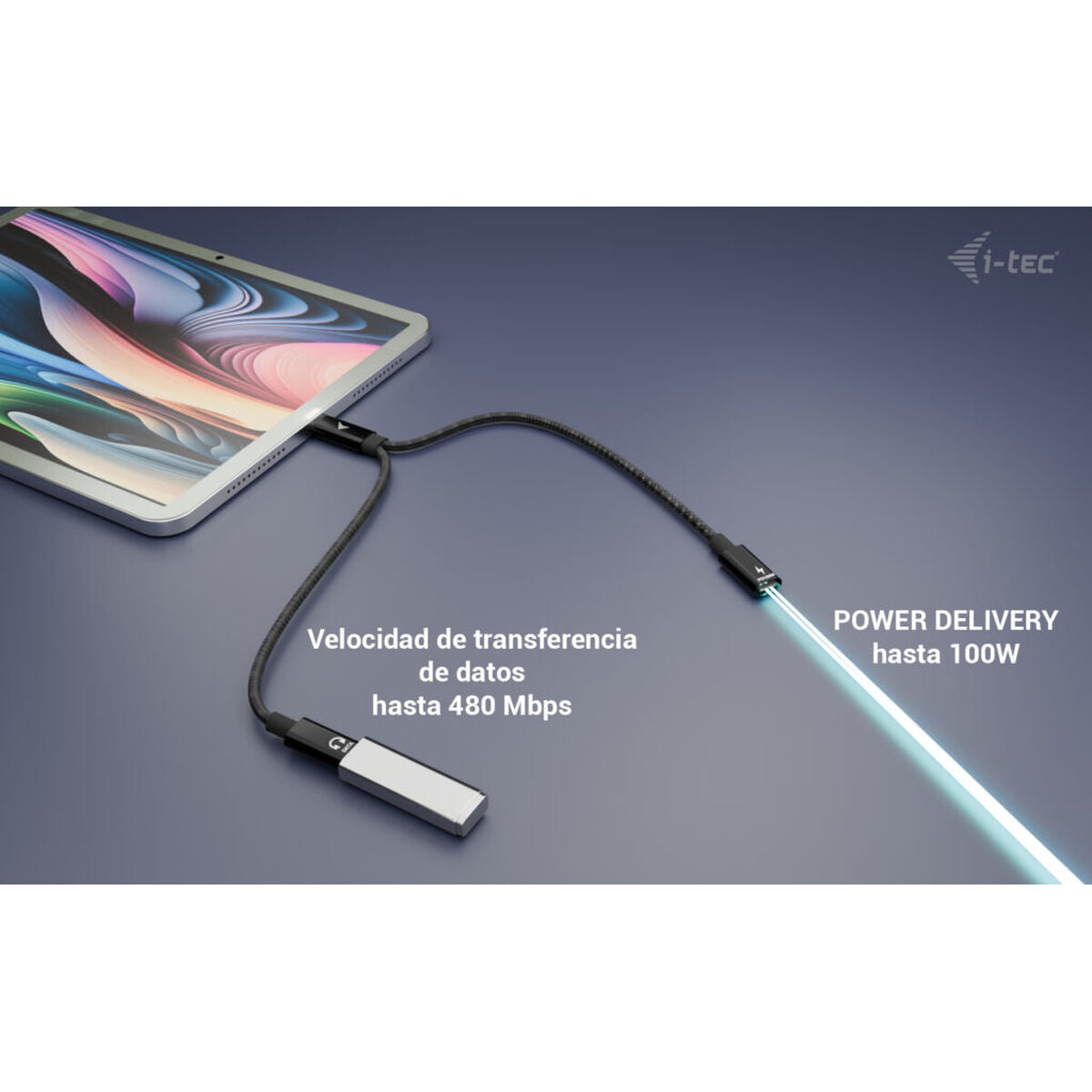 Καλώδιο USB i-Tec C31DUALSPLITTERCBLPD
