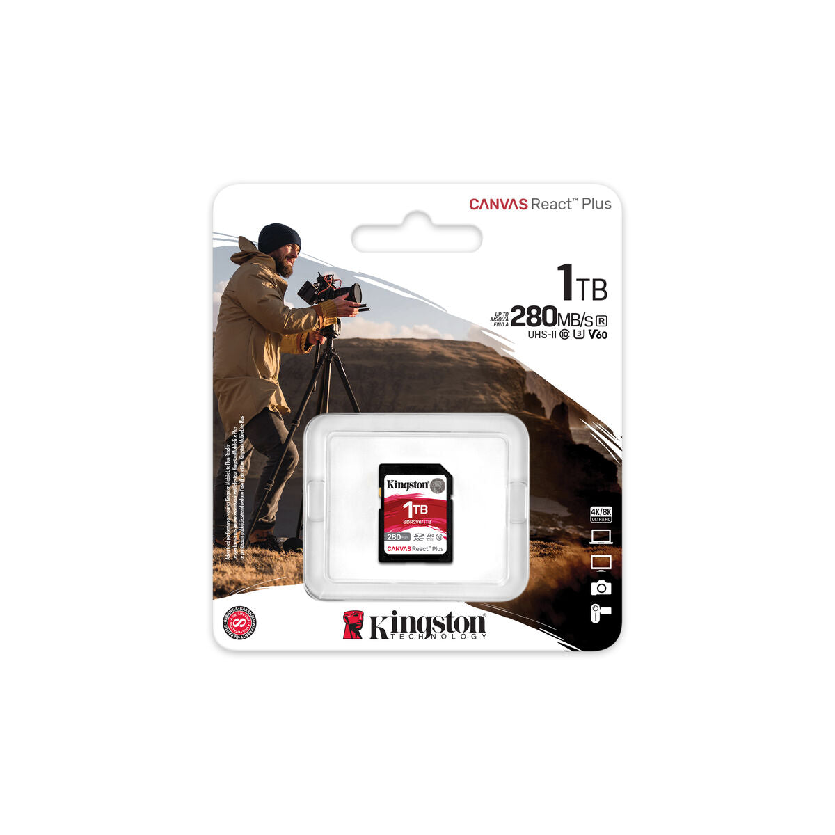 Κάρτα Μνήμης SDXC Kingston Technology Canvas React Plus 1 TB