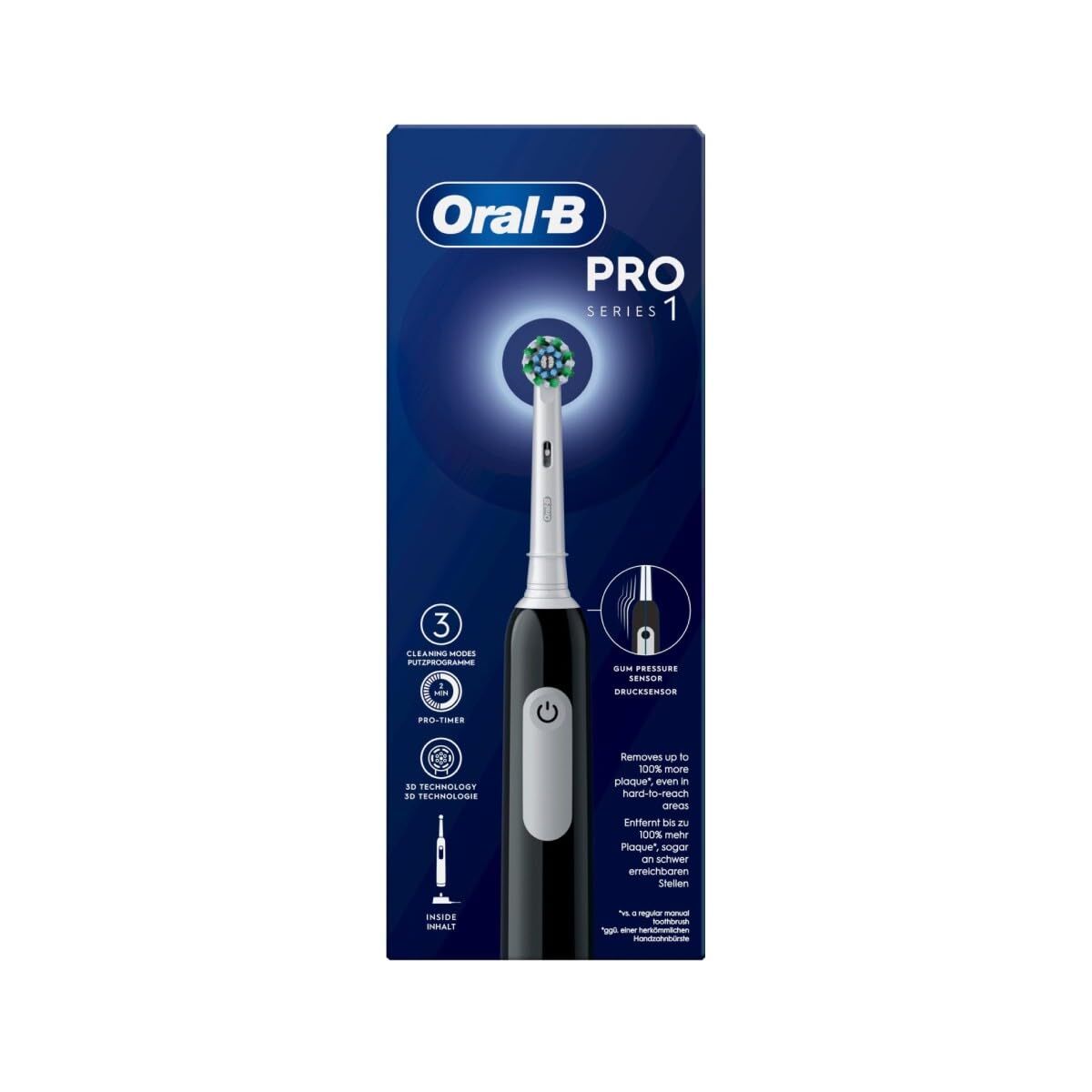 Ηλεκτρική οδοντόβουρτσα Braun Pro 1 Μαύρο