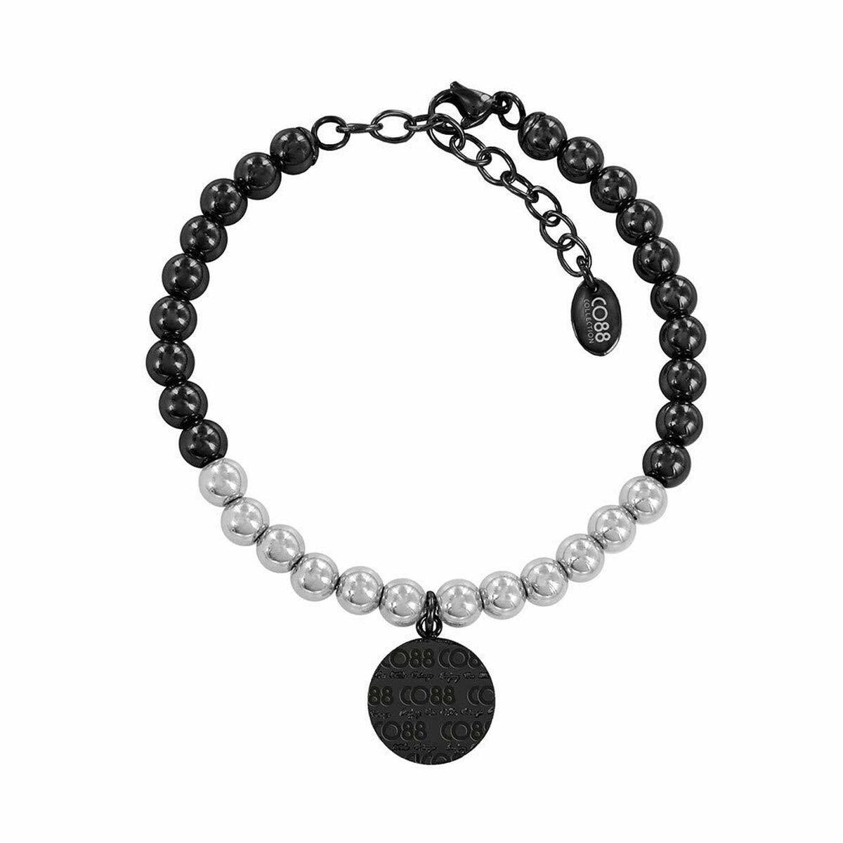 Ανδρικά Βραχιόλια CO88 Collection 8CB-14019 Μαύρο