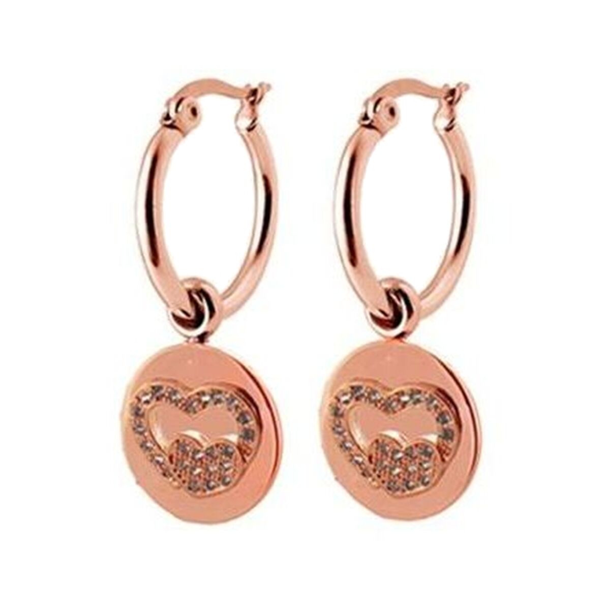Γυναικεία Σκουλαρίκια CO88 Collection 8CE-40001 Ροζ χρυσό
