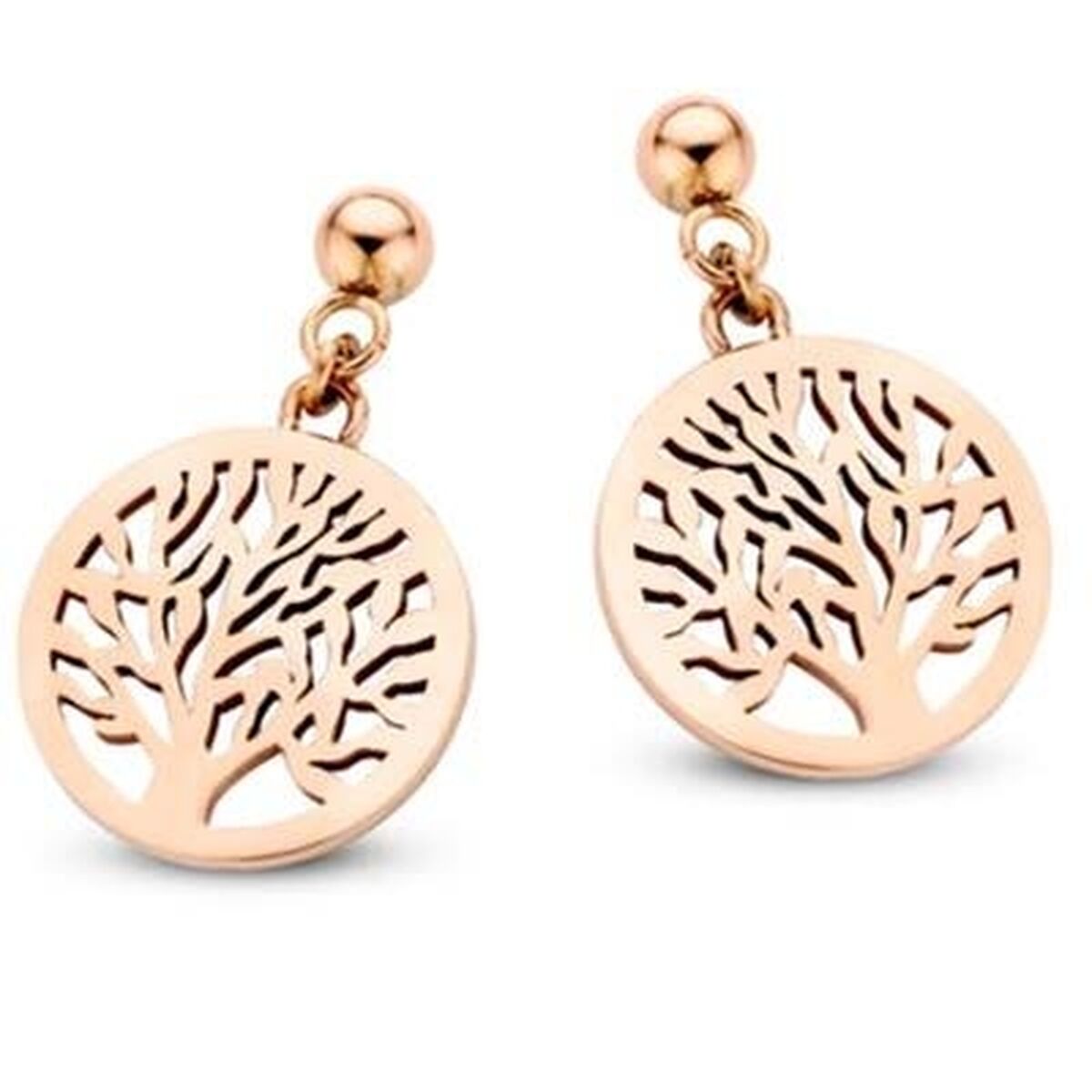 Γυναικεία Σκουλαρίκια CO88 Collection 8CE-70029 Ροζ χρυσό