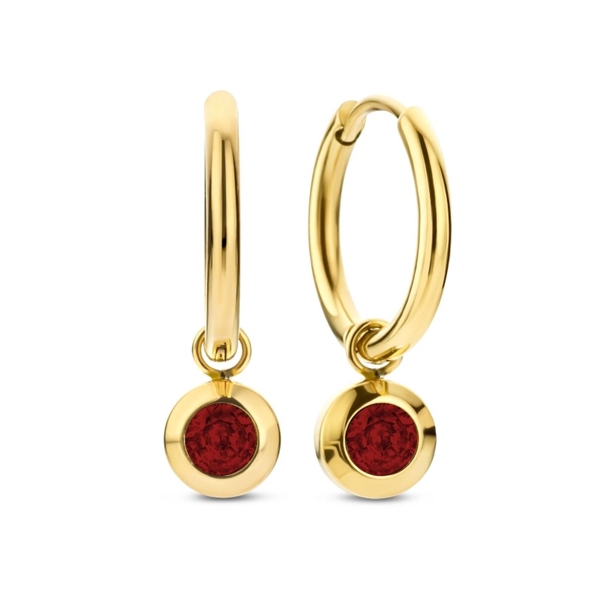 Γυναικεία Σκουλαρίκια CO88 Collection 8CE-70484 Χρυσό Κόκκινο