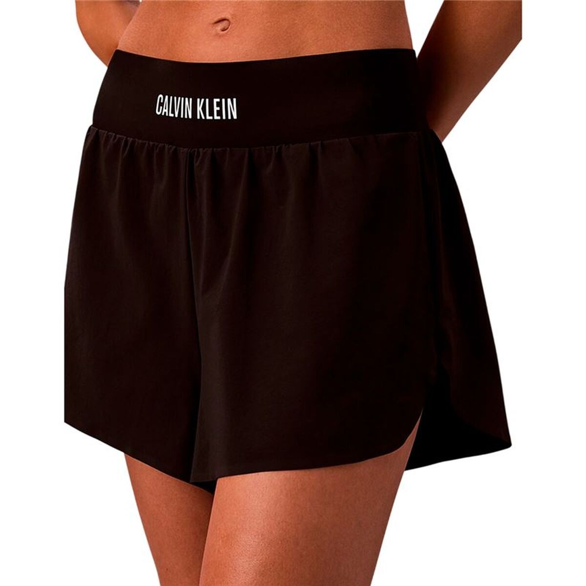 Γυναικεία Αθλητικά Σορτς Calvin Klein Μαύρο