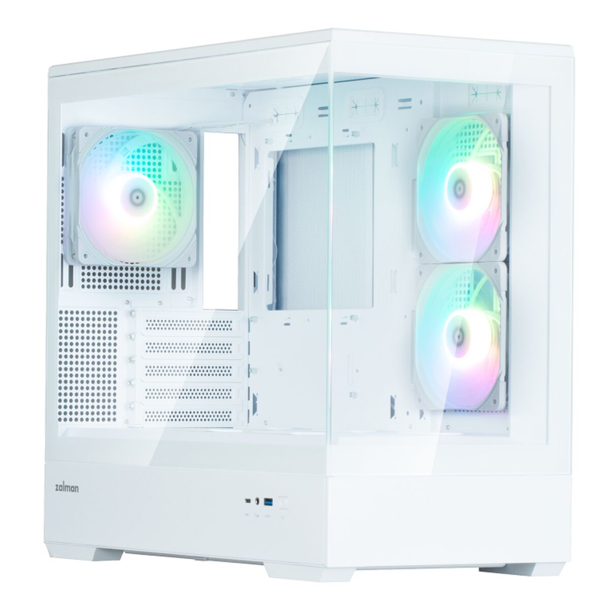 Κουτί Μέσος Πύργος ATX Zalman P30 V2 Λευκό